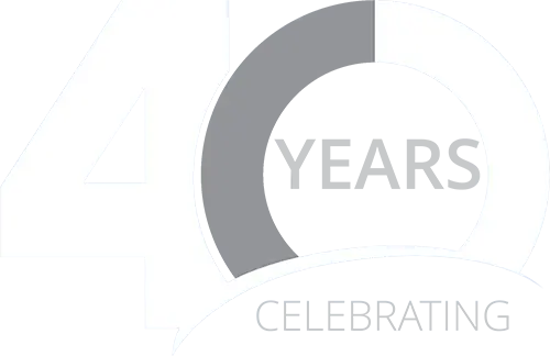 Plymouth Industries Celebrating 40 Years Logo
